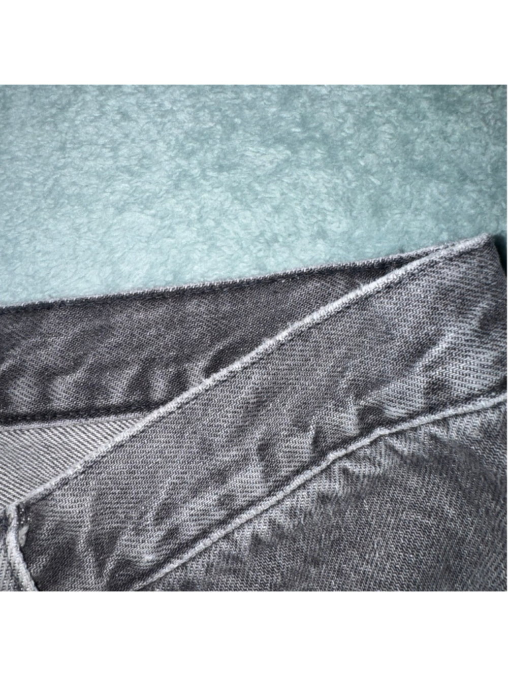 Guess vintage Classic Straight Leg Jeans Waist 36x L34 Gray 90s USA - Picture 4 of 15